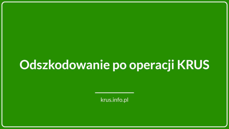 Odszkodowanie po opracji